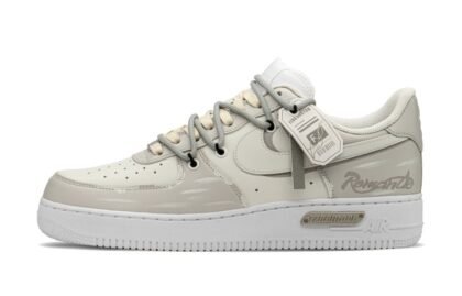 Custom Air Force 1 Shoes Light Gray Urban Legend
