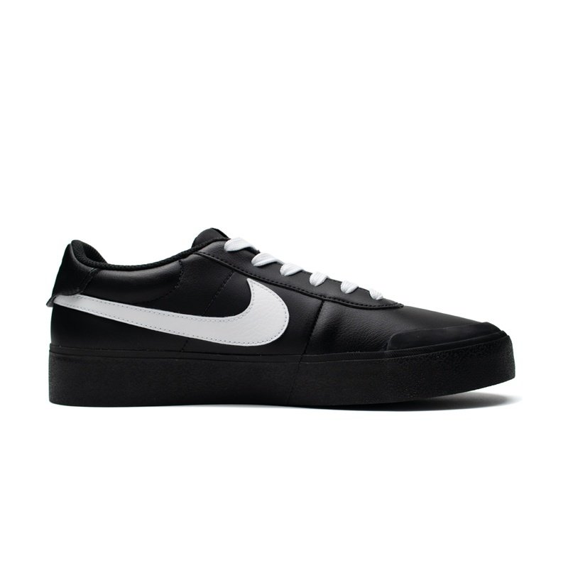 Custom Court Shoes Black White Simple Life - Image 2