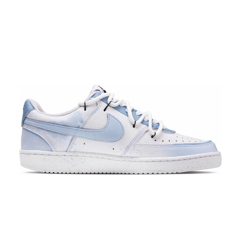 Custom Court Shoes Blue White Campus Romance - Image 2
