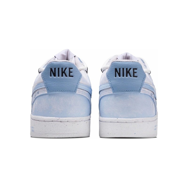 Custom Court Shoes Blue White Campus Romance - Image 5