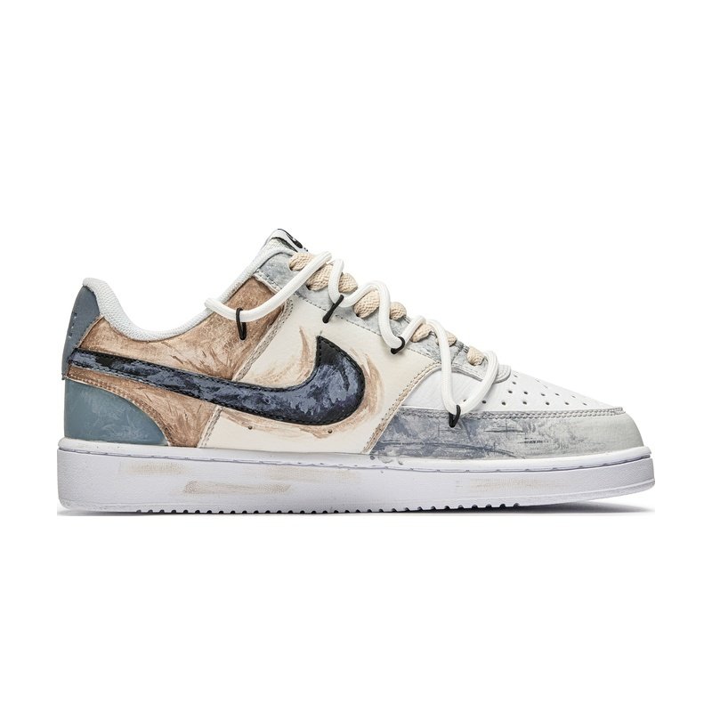 Custom Court Shoes Blue White This Way - Image 2