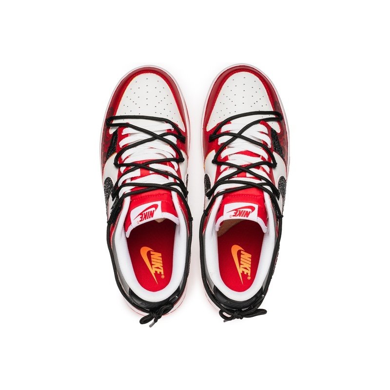 Custom Dunk Shoes Black Red Cloud Nine - Image 4