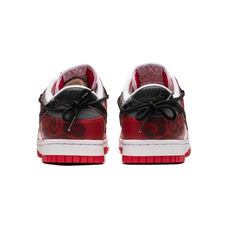 Custom Dunk Shoes Black Red Cloud Nine - Image 5