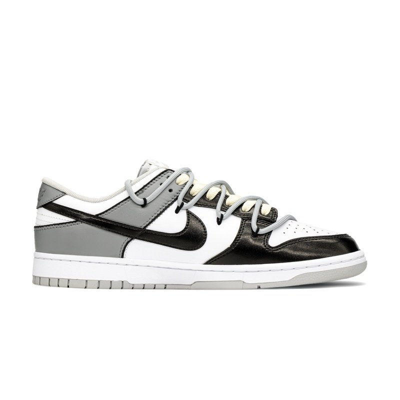 Custom Dunk Shoes Black White Graffiti Street - Image 2