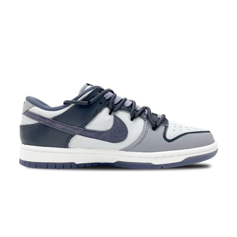 Custom Dunk Shoes Purple White Lazy Cat - Image 2