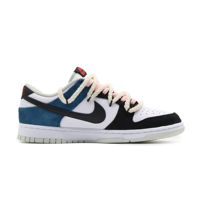Custom Dunk Shoes White Black Urban Cowboy - Image 2