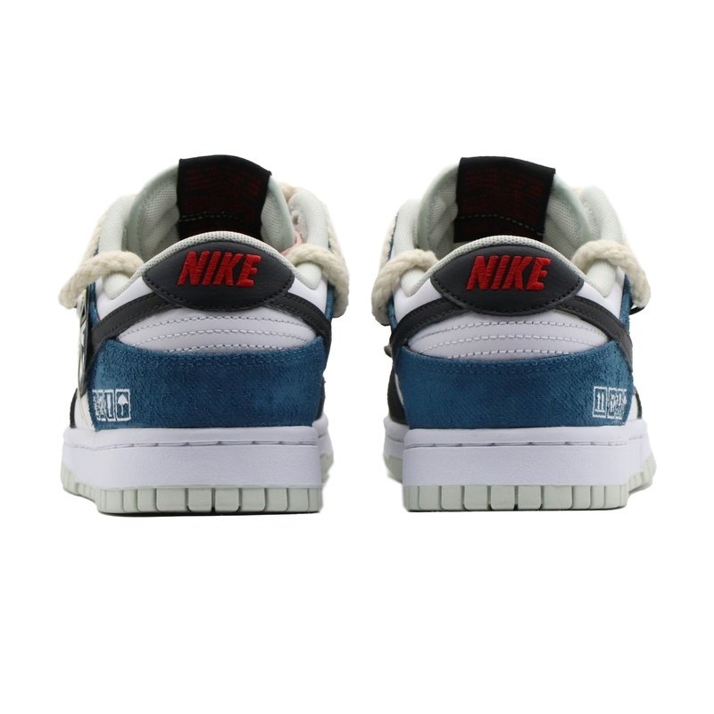 Custom Dunk Shoes White Black Urban Cowboy - Image 4