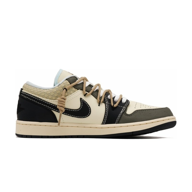 Custom Jordan Shoes Beige Brown Heart Means - Image 2