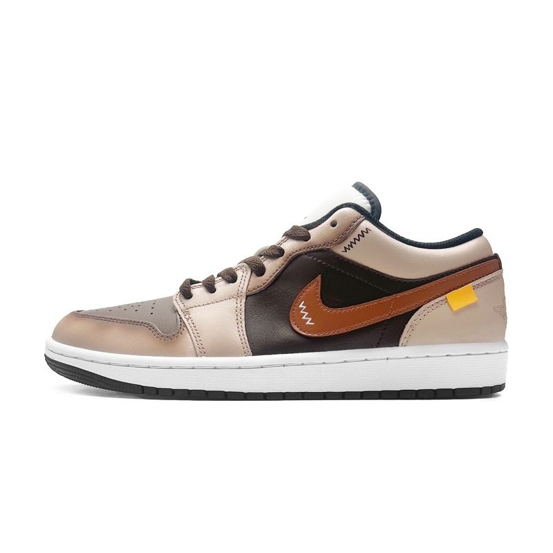 Custom Jordan Shoes Brown Beige Desert Heart