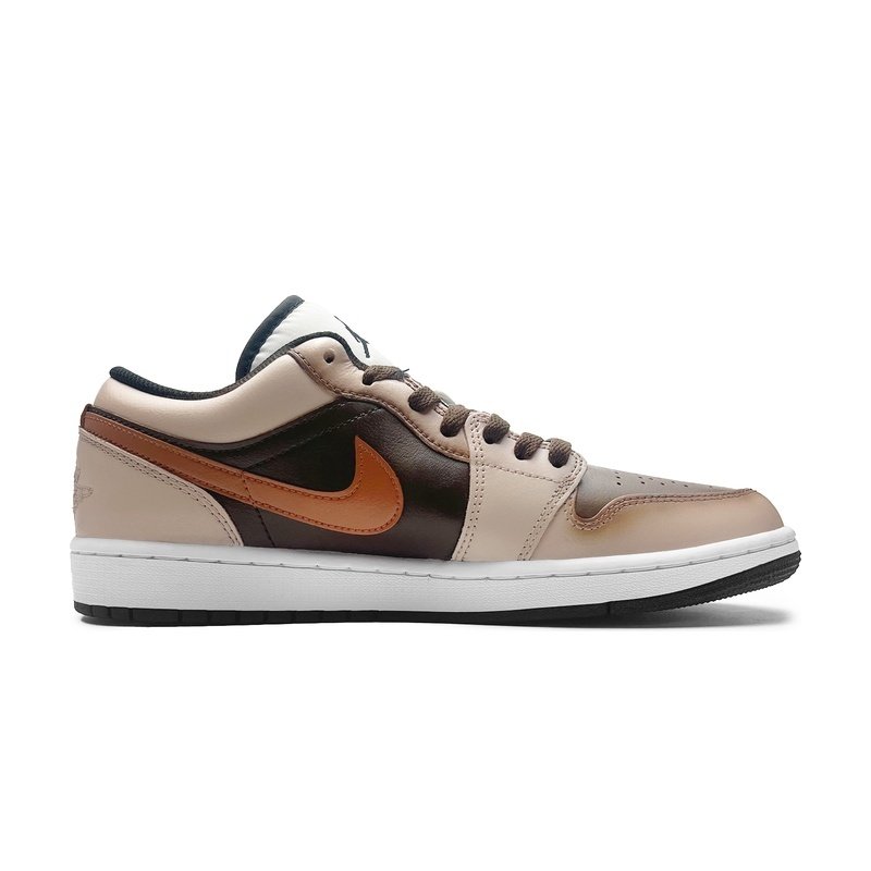 Custom Jordan Shoes Brown Beige Desert Heart - Image 2