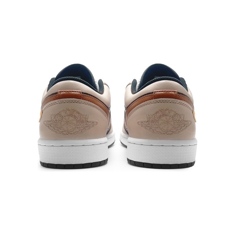 Custom Jordan Shoes Brown Beige Desert Heart - Image 4