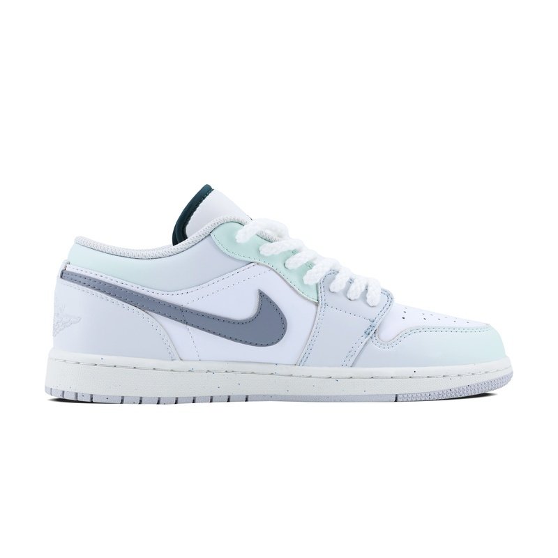 Custom Jordan Shoes White Green Mint Grove - Image 2